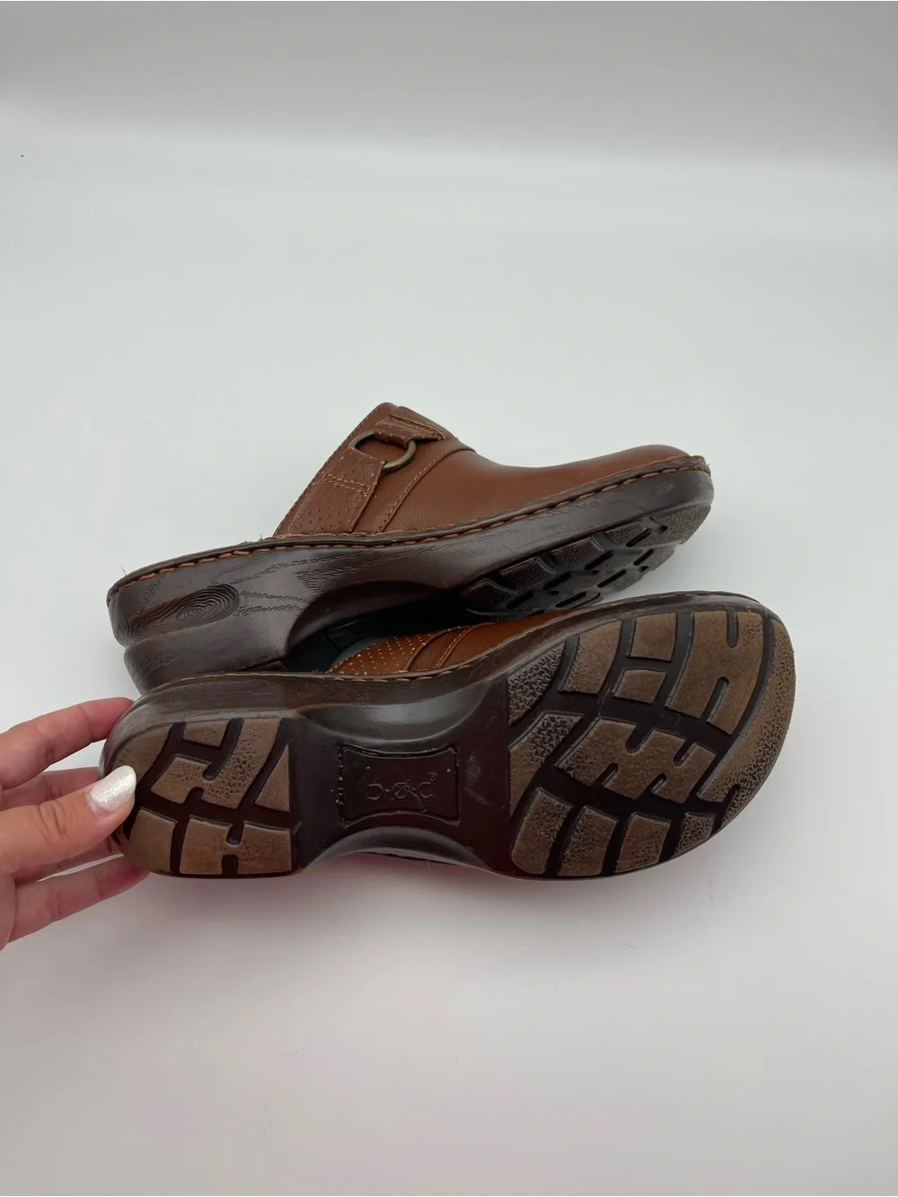 b.o.c Born Concept Polly Brown Comfort Clogs Women Sz 10 |Slip-on Platform Wedge